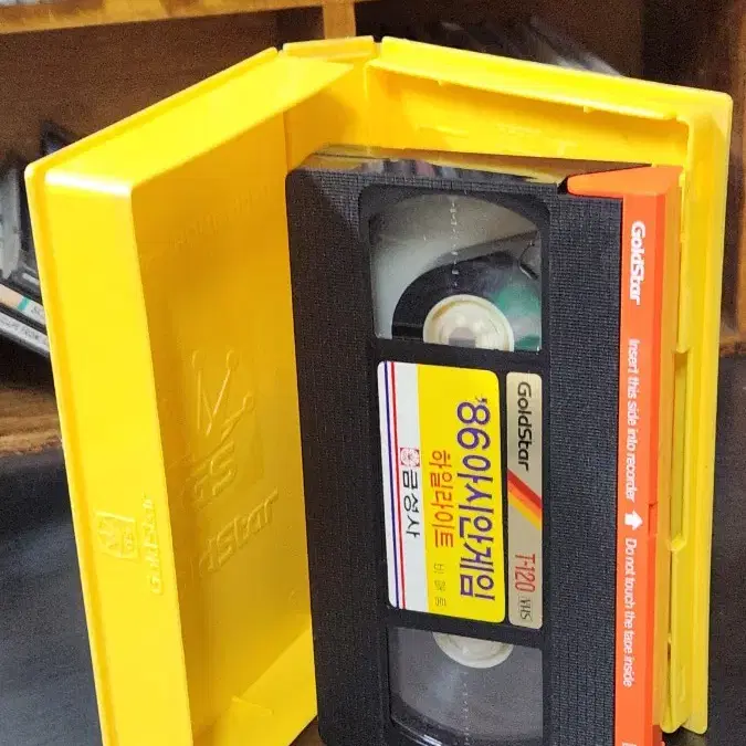 86 아시안게임 하이라이트 VHS 골드스타 비디오테이프