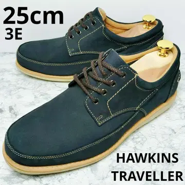 호킨스 캐주얼 신발 HL82051 가죽 네이비 방수.