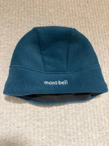 mont-bell 플리스 니트 모자 S/M 파랑