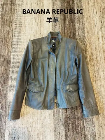 BANANA REPUBLIC 가죽 자켓 양가죽 XS