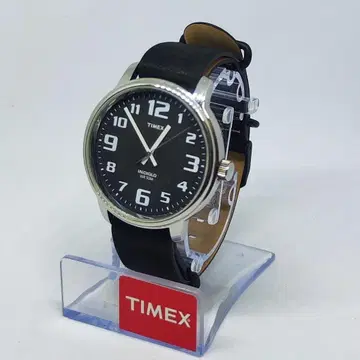 TIMEX 빅 이지 리더 블랙 43mm 배터리 새상품