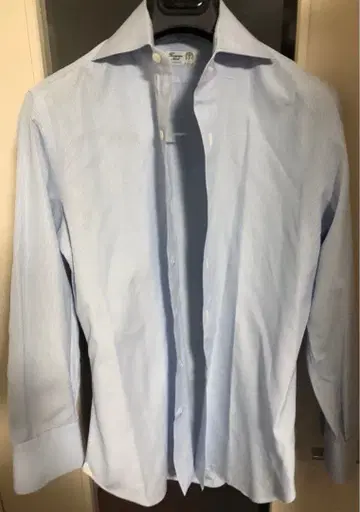 FINAMORE 피나모레 스트라이프 와이셔츠 38