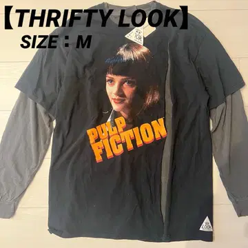 [택 포함] THRIFT LOOK 펄프 픽션 레이어드 롱T 리메이크