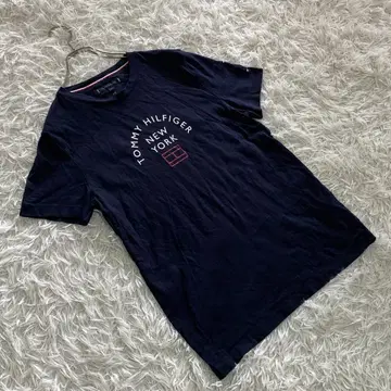 인기 타미힐피거 [ S ] 아치 로고 프린트 티셔츠 NEW YORK