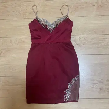 엔젤알 레드 미니 드레스 S 사이즈