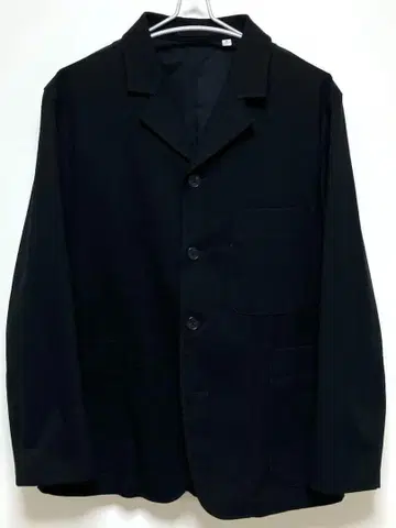 93 [새상품급] 유니클로 플란넬 워크 자켓 블랙 M