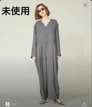 미사용 conte V넥 올인원