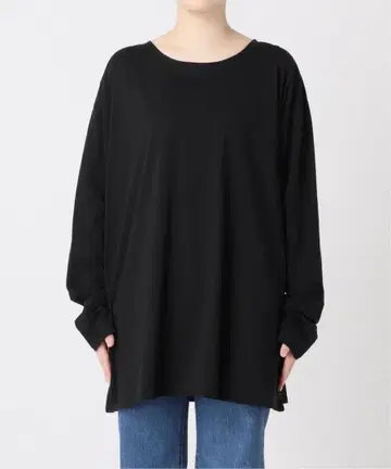 [택 포함 새상품] U by SPICK&SPAN 루즈 실루엣 롱 TEE