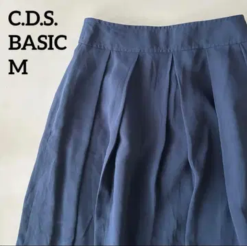 시크 C.D.S.BASIC 플레어 미디 스커트