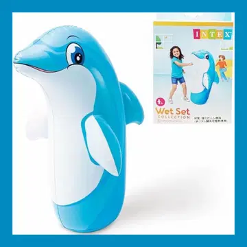 돌고래 칠면조 샌드백 완구