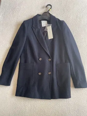 새상품 BABYLON 네이비 테일러드 자켓