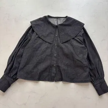 ehka sopo 데님풍 빅 칼라 블라우스 F ( A898 )