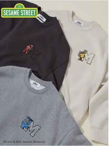 타임세일 미라 오웬 x 세서미 스트릿 트레이닝복