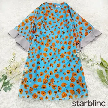 새상품급 스타브링크 포피 무릎 기장 원피스 레트로 모던 60년대