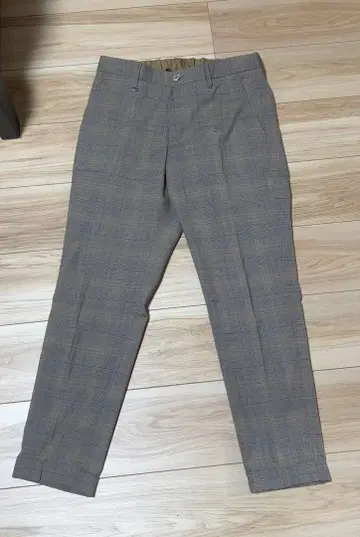 [ EDIFICE ] 체크 무늬 슬랙스