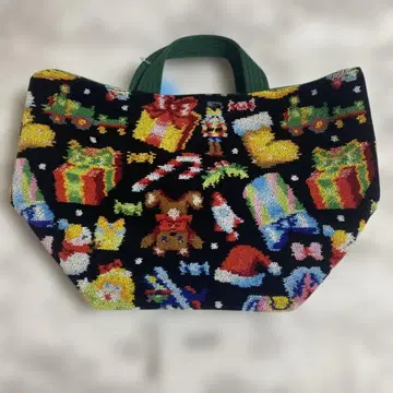 미사용 페이러 산타즈커밍! 스토리지 바스켓 M 토트백