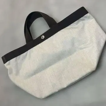 Herve Chapelier 마스티크 x 모카 707C 보트형 토트백