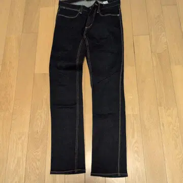 BROWNY 스트레이트 데님 S 사이즈 다크 블루