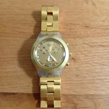 SWATCH 골드 크로노그래프