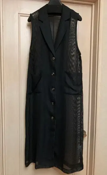 CLOCHE 크로셰 메쉬 시스루 롱베스트