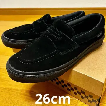 Vans 블랙 스웨이드 로퍼
