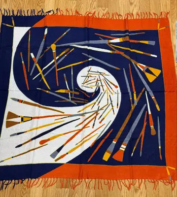 새상품급 마니프리 실크 울 스톨