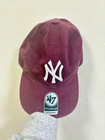 47 야구 모자 버건디
