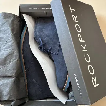 [ 새상품 박스 포함 ] ROCKPORT 네이비 처카 부츠