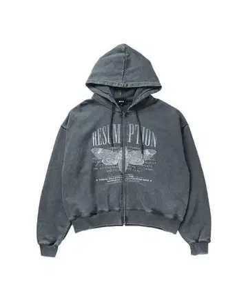 더블 지퍼 후드티