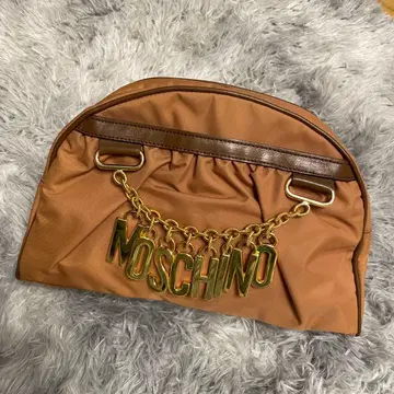 MOSCHINO 브라운 핸드백