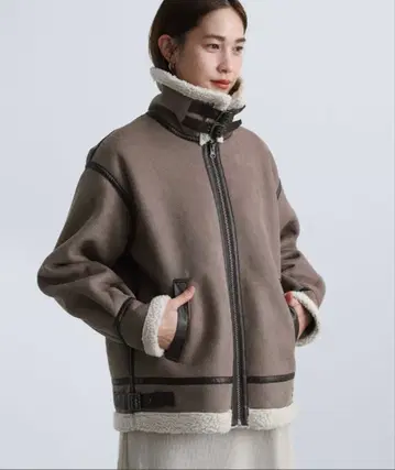 무스탕 보아 자켓