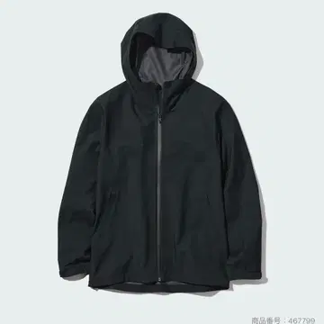 블록 테크 후드티 3D 컷 블랙