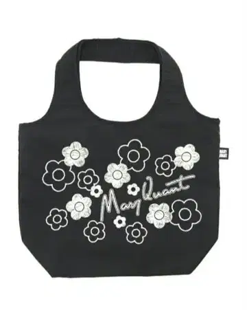 마리콴트 자수풍 프린트 에코백