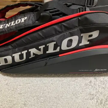 DUNLOP 테니스 라켓 백 블랙/레드