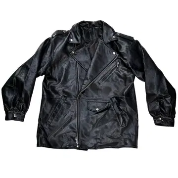 블랙 가죽 자켓 라이더스