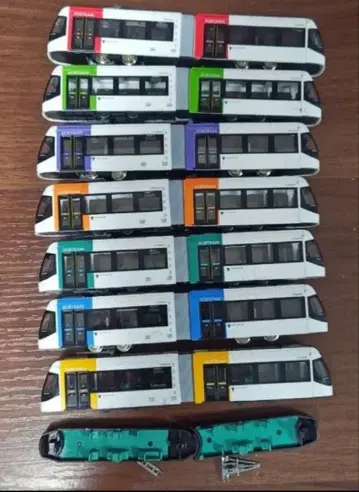 정크제품 토미텍 철도 컬렉션 토야마 라이트 레일 묶음 판매