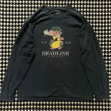 USA제 DEADLINE Ltd 스트릿 스케이트 톰과 제리 롱T