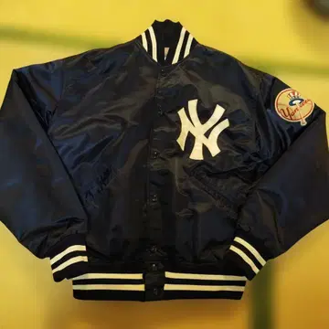New York Yankees 양키스 나일론 바시티 자켓 빈티지