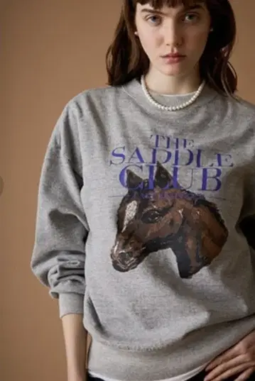 THE SHINZONE 신존 HORSE SWEAT 호스 맨투맨