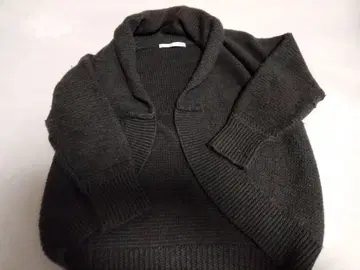 spick & span 다크 브라운 니트 가디건 긴팔