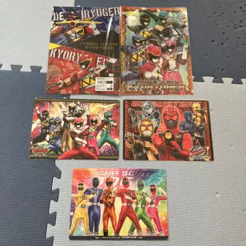 공룡전대 쥬레인저 토큐저 고버스터즈 책받침 클리어 파일