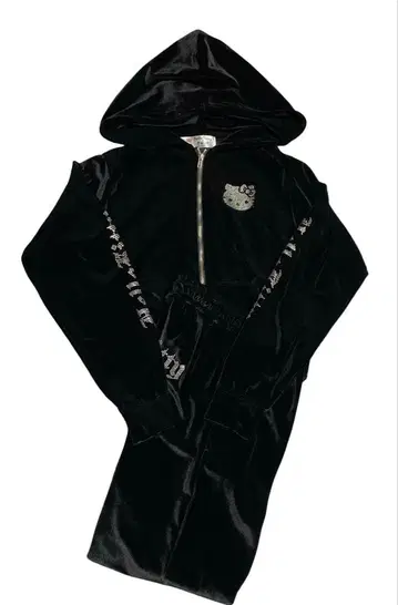 미사용 WEGO 헬로키티 벨로아 셋업 블랙