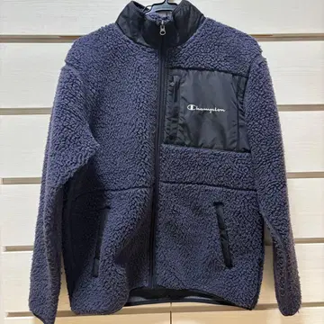 Champion 플리스 자켓 M 차콜 보아 자켓 남성용
