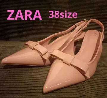 ZARA 핑크 스틸레토 하이힐 38 사이즈