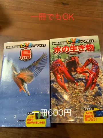 학켄의 도감 LIVEPOCKET 9권 세트