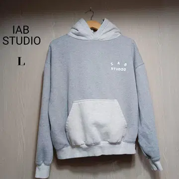 IAB STUDIO 후드티 L 그레이