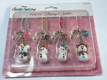 미사용 새상품 디즈니 스노우스노우 스트랩 4개 세트