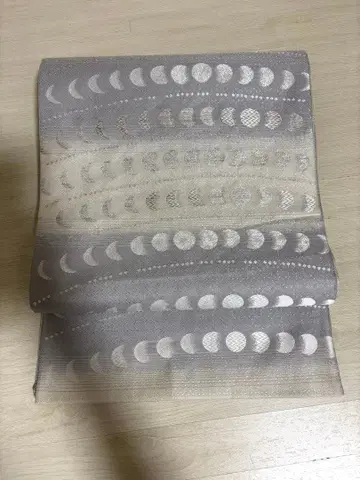 달의 차고 지는 무늬 후쿠로 오비 o-55