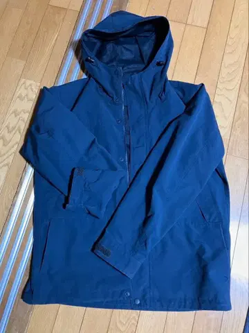 네이비 마운틴 후드티 L 나일론 자켓