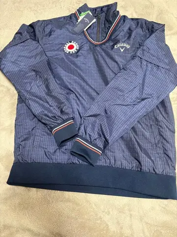 캘러웨이 체크 무늬 나일론 자켓